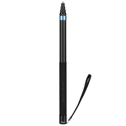 3m Invisible Carbon Fiber Selfie Stick for Insta360 X5/X4(Blue) - color: Blue