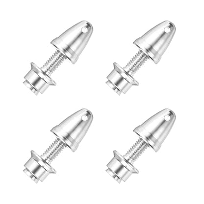 MECCANIXITY Propeller Adapter RC Plane Airplane Spinners, 4mm Aperture and 6mm Output Axle Propeller Adapter Saver for Shaft Brushless Motor Speed Controllers, Pack of 4 - size: 4mm x 6mm
