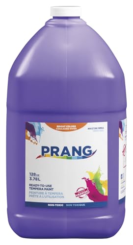 Prang Ready-to-Use Tempera Paint, Violet, 1 Gal., 1 Count - color: Violet, size: 1 Count (Pack of 1)