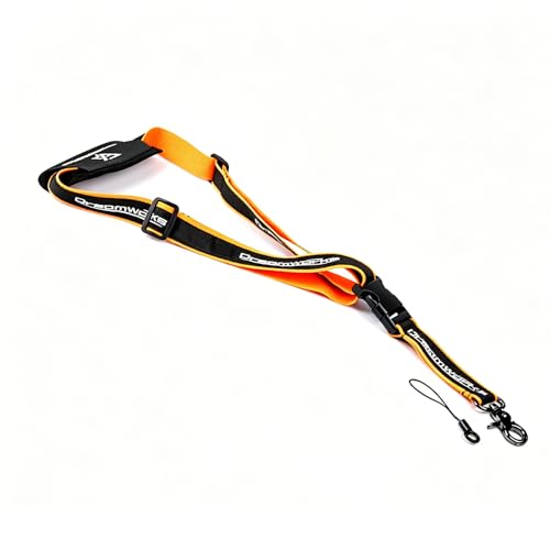 MEIVIFPV RC Transmitter Lanyard Adjustable Neck Strap for TX16S FrSky Jumper Remote Controller (Orange) - color: Orange