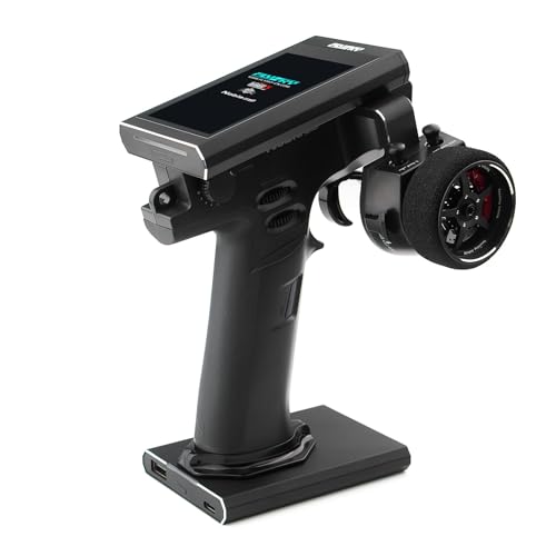 Goolsky Flysky Noble NB4+ Radio Transmitter with FGr4S V2 Receiver, 2.4GHz 8CH 3.5" Color IPS Touch Screen Remote Controller for RC Car Boat