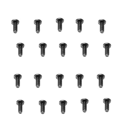 Cell Phone Screws Replacement Kit 20 Pack - Tiny Screws with Small Screwdriver for Samsung LG Android Smartphones Eyeglasses Sunglasses Repair (Black)