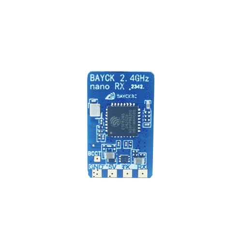 BAYCKRC ELRS 2.4GHz FPV Receiver ExpressLRS Nano Receiver for FPV Racing Drones and Micro Quadcopters