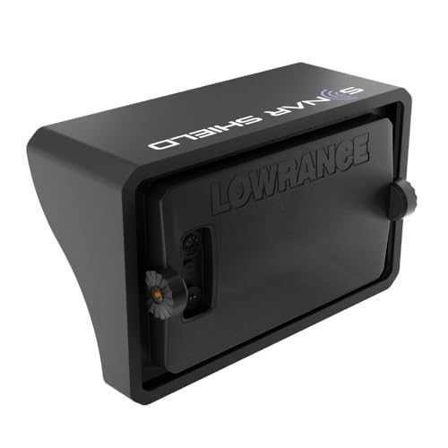 Lowrance Eagle Eye 9 Visor by Sonar Shield | Clip-On Sun Shade | Anti-Glare Screen Protector | Made in USA