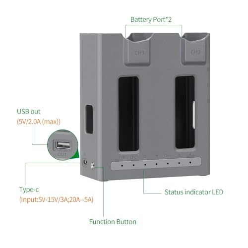 5V3A Drone Battery Charger Two Way Hub Intelligent Charging for DJI Mavic 4 Pro Accessory Part