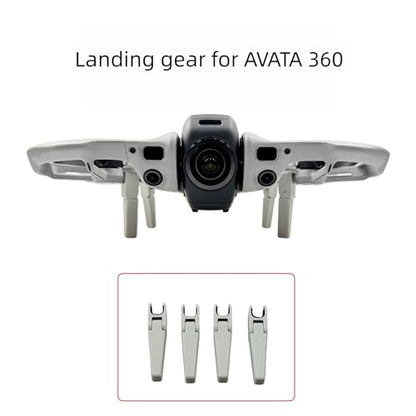 Foldable Extension Landing Gear for DJI AVATA 360, Legs Extender Stand Quick Release Bracket Increased Height Up to 2 cm, Feet Kickstand for Avata 360 Drone Landing Protection Accessories