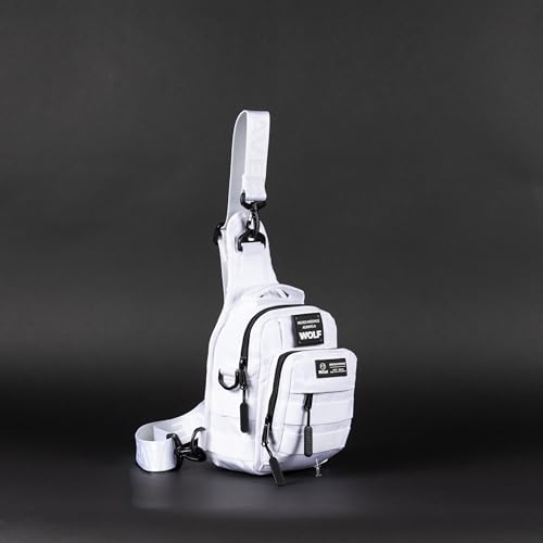 WOLFpak 4L Mini Tactical Sling Bag Crossbody - color: Polar White