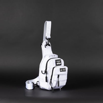 WOLFpak 4L Mini Tactical Sling Bag Crossbody - color: Polar White