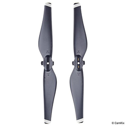 CamKix Propellers Replacement for DJI Mavic Air - 4 or 8 Blades (Black) - color: 4 Blades - 1 Set (Black)
