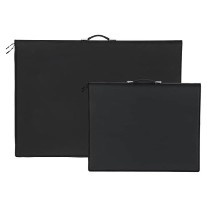 Picturesque Pro Presentation Case- Professional Art Portfolio Folder for Artwork up to 18x24- Zippered Case - Archival Storage Solution w/One Removable Spiral-Bound Refill Book of 20 Clear Sleeves - size: 18x24" w/ 1 Refill