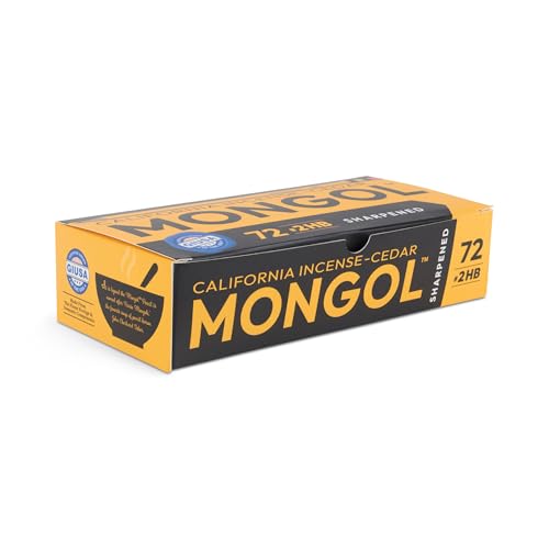 Mongol Classic Incense Cedar #2 Pencil - 72-Pack - Pre-sharpened - size: 1 Count (Pack of 72)