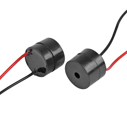 Buzzer DC 3-12V Wired Connector Active Electronic Buzzer 85dB 20PCS