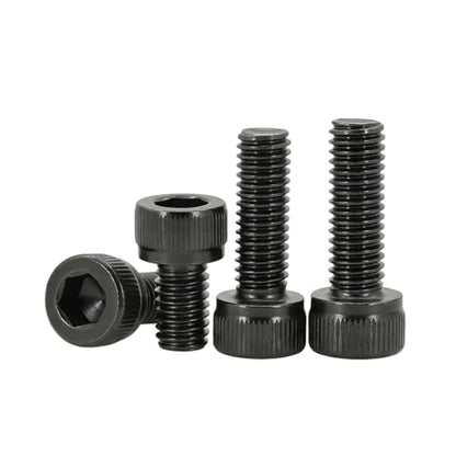 M2 x 4mm(50 Pack) Hex Socket Head Cap Screws Bolts, Black Oxide 304 Stainless Steel 18-8, Hex Drive, Bright Finish Fully Machine Thread - size: M2 x 4mm