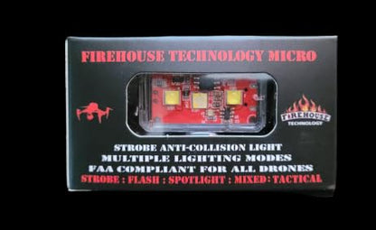 Firehouse Technology Micro Strobe Drone Navigation Kit - 3 Light Kit (White, Red, Green) FAA Compliant 1000 Lumens