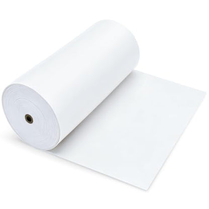 54IN X 600FT Plastic Table Cover Roll with Cutter Box, Cut to Size Plastic Table Cloths for Parties, Birthday, (White, 54"x7680"(Rectangular)) - color: White, size: 7680" x 54" (Rectangular)