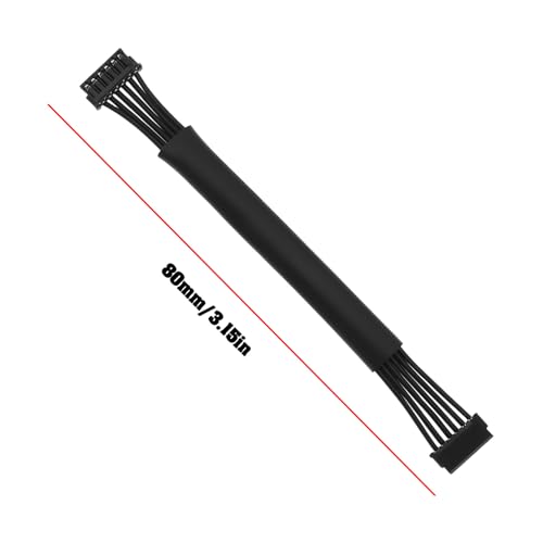 ECSiNG Brushless Motor Sensor Wire Harness HWI30850100 80mm Compatible with Hobbywing Brushless Motors Drones