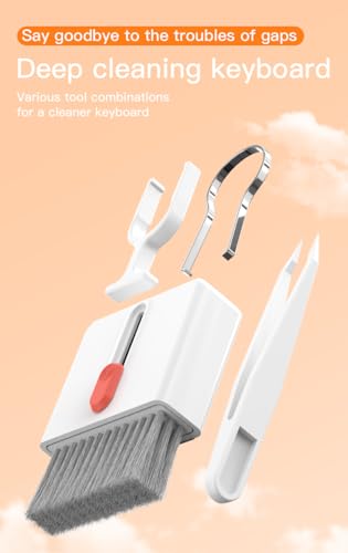 32-in-1 Electronics Cleaning Kit for Phone, Earbuds, Keyboard & Camera Lens - color: White