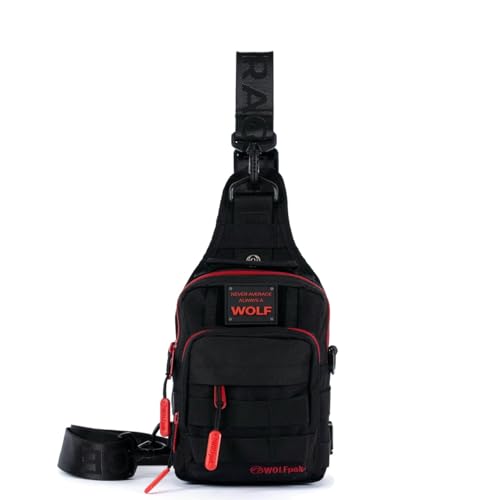 WOLFpak 4L Mini Tactical Sling Bag Crossbody - color: 4l Mini Tactical Sling Bag Red Wolf
