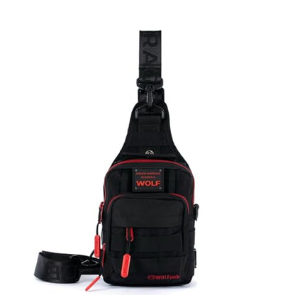 WOLFpak 4L Mini Tactical Sling Bag Crossbody - color: 4l Mini Tactical Sling Bag Red Wolf