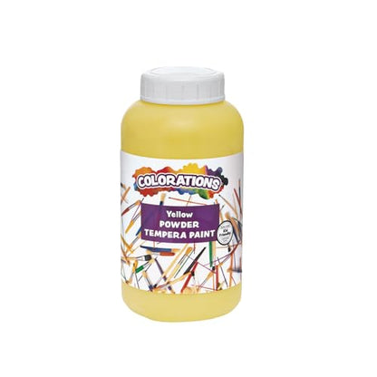Colorations CPTYE Powder Tempera, Yellow - 1 Pound (Pack of 1) - color: Yellow