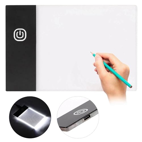 Flip Book Kit Protable A6 Light Pad Ultra‑Thin Adjustable USB Power Artcraft LED Tracing Light Box Painting Tool for Animation Industry