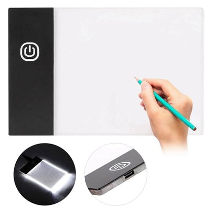 Flip Book Kit Protable A6 Light Pad Ultra‑Thin Adjustable USB Power Artcraft LED Tracing Light Box Painting Tool for Animation Industry