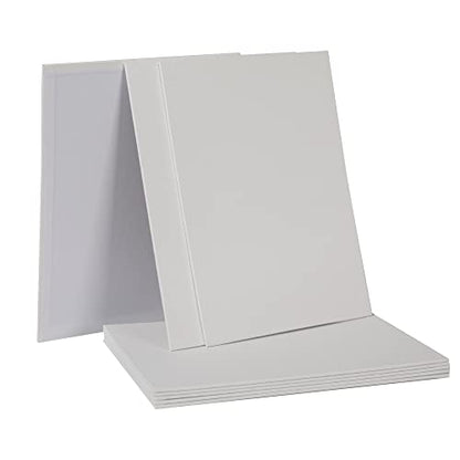 24 Pcs Professional Painting Black Canvas Panels (8X10IN 24PCS) - size: 8X10IN 24PCS