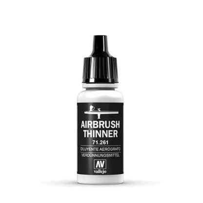 Vallejo - Airbrush Thinner for Acrylic Paints 18 ml (0.60 fl.oz.) - size: 0.6 Fl Oz (Pack of 1)