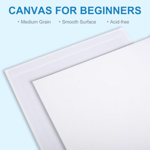 35 Pack 11 x 14 Inch Canvas Boards for Painting Pre-Primed Paint Canvas
