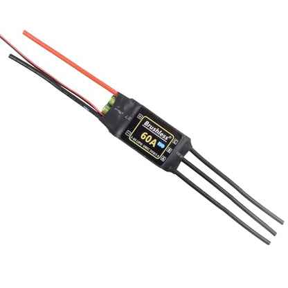 RC Airplane Aircraft 60A Brushless BHLeli HV ESC 2-6S LiPo Battery UBEC 3A/5V Output RC FPV Racing Quad Helicopter Fixed Wing Multi-axis Drone Quadcopter