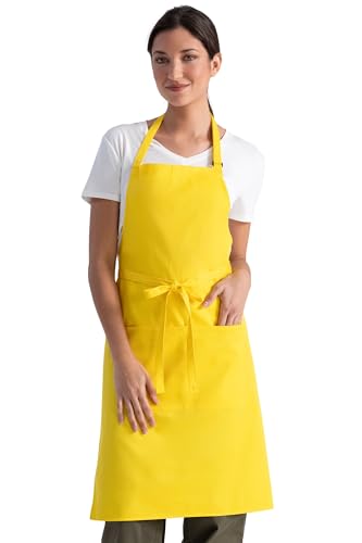 Chef Works Unisex Butcher Apron, Lemon, One Size - color: Lemon