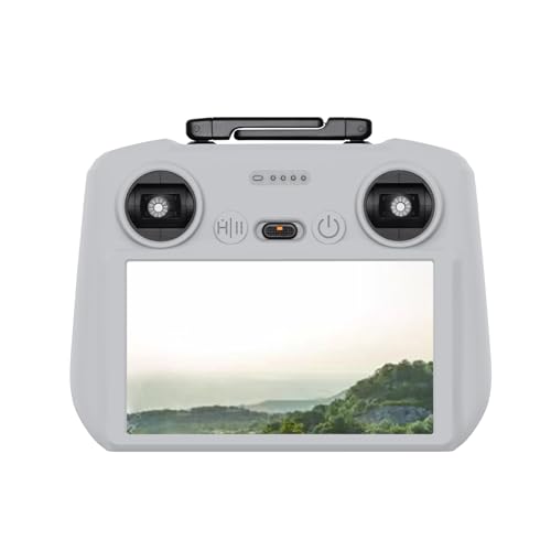 Reflex Camera Silicone Cover for DJI RC 2 Remote Control - Shockproof Protective Case for DJI Mavic Air 3, Lightweight & Durable. (Grey) - color: Grey