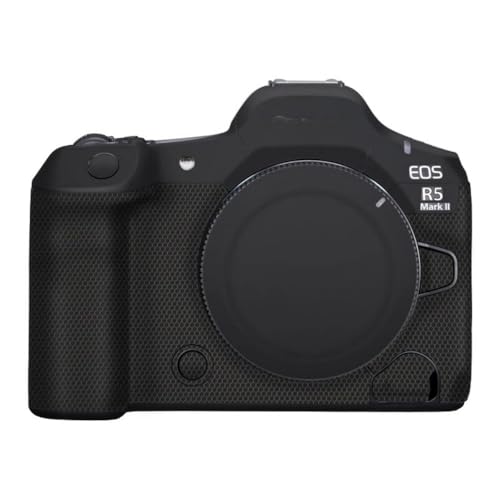 Camera Skin Wrap R5II Anti-Scratch Sticker Coat Vinly Protective Film Body Protector Decals Cover for Canon EOS R5 Mark II R5 II (Matte Black) - color: Matte Black