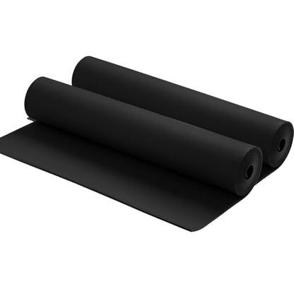 AMZQNART 3mm EVA Foam Sheets Roll for Craft Black Cosplay Foam 16x59in 2pcs - color: 2PCS:16×59in Black, size: 3mm-Thick
