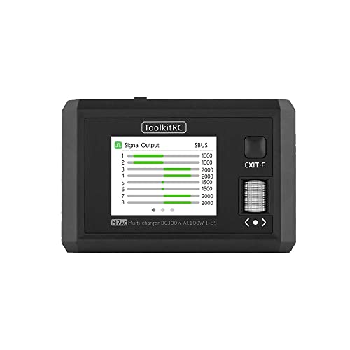 ToolkitRC M7AC 100W AC/300W DC 15A 2-6S Multi-Function AC Smart Balance Charger - Black