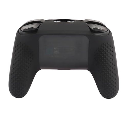 Wolf Controller Skin Cover for NS Switch Pro Controller, RALAN 1 controller skin+4 Customised Thumb Grips Caps Accessories - color: Wolf Black Red