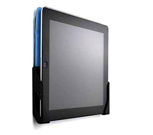 Dockem Koala Tablet Wall Mount - Screw-in Version: Universal Dock for iPads, iPad Air/Mini/Pro, Samsung Galaxy Tab/Notes, Android Tablets and More [Black Brackets] - color: Black