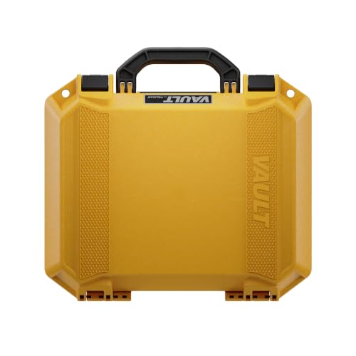 Pelican Vault V200 Hard Case (Camera, Pistol, Gear, Equipment) - color: Yellow, style: With Foam