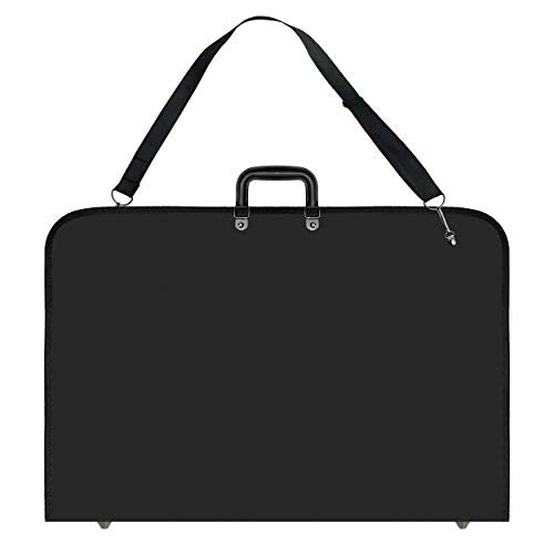 Vantasii Black Art Portfolio Case - size: 19” x14.7”x1.5”
