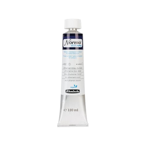 Schmincke Norma Blue ultramarine blue dark 120 ml, 21 402 012 - style: ultramarine blue deep