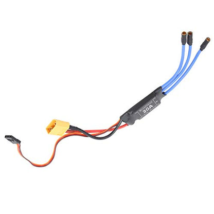 30A Brushless ESC, for 2-3S LiPo, Electronic Speed Controller for RC Drone, Quadcopter and FPV Racing, DIY Aircraft