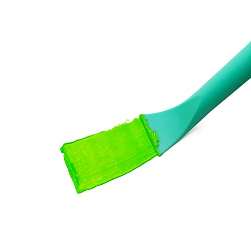 DGAGA Chalk Paste Mini Squeegee with Rubber Sticks Set, 5PCS Self Adhesive Screen Stencil Squeegees Screen Printing Scraper Tools for applying Chalk Paint or Ink, Crafts, DIY Projects - color: 3pcs
