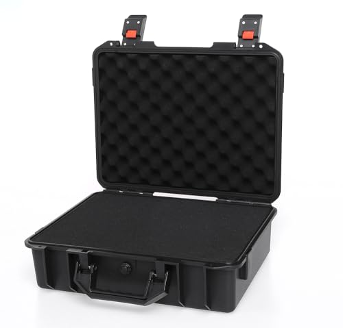 16in Waterproof Hard Shell Case with DIY Customizable Foam Insert (15 x 11 x 4.7in Interior) - size: 15 x 11 x 4.7 inches