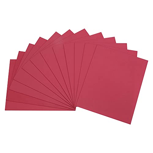 uxcell Dark Red EVA Foam Sheets 11 x 8 inch 1.7mm Thickness for Crafts DIY Projects, 12 Pcs - color: Dark Red