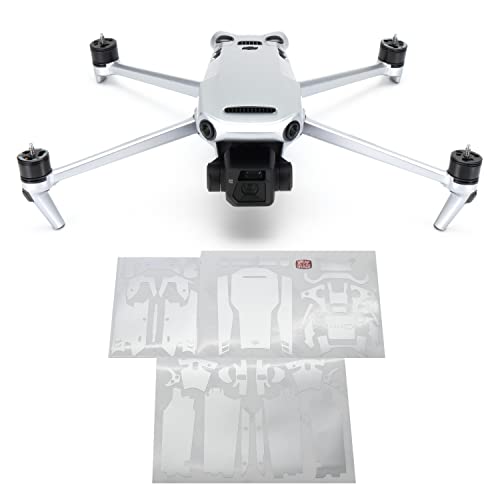 WRAPGRADE Full Skin Stickers for DJI Mavic 3 / Mavic 3 Classic (Airforce Silver) - color: Airforce Silver
