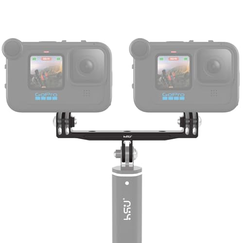 HSU Aluminum Dual Twin Mount Adapter (Extension) for GoPro - color: Extension
