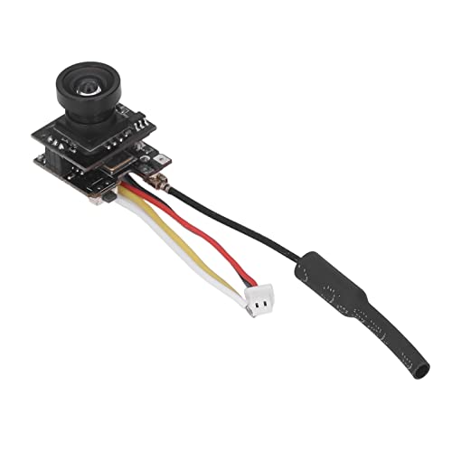 5.8G FPV Camera, OSD AIO 800TVL HD Micro FPV Camera NTSC PAL Switchable FPV Camera, 150° FOV Horizontal 170° DFOV Diagonal Viewing Angle