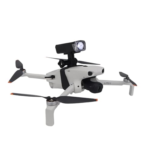 Night Light for DJI Lito X1/Lito 1, Top Search Light Spotlight Night Flight Light Warning Flash Lights Drone Accessory