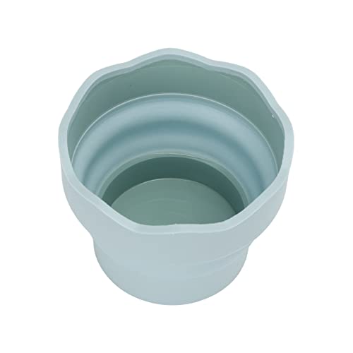 Tiiyee Paint Brush Basin, Collapsible Paint Brush Washer Silicone Bucket