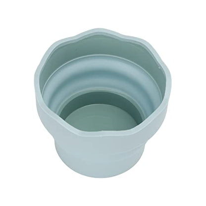 Tiiyee Paint Brush Basin, Collapsible Paint Brush Washer Silicone Bucket